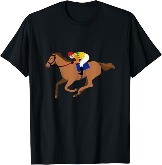 Jockey Horse Racing TShirt Amazon.co.uk Clothing